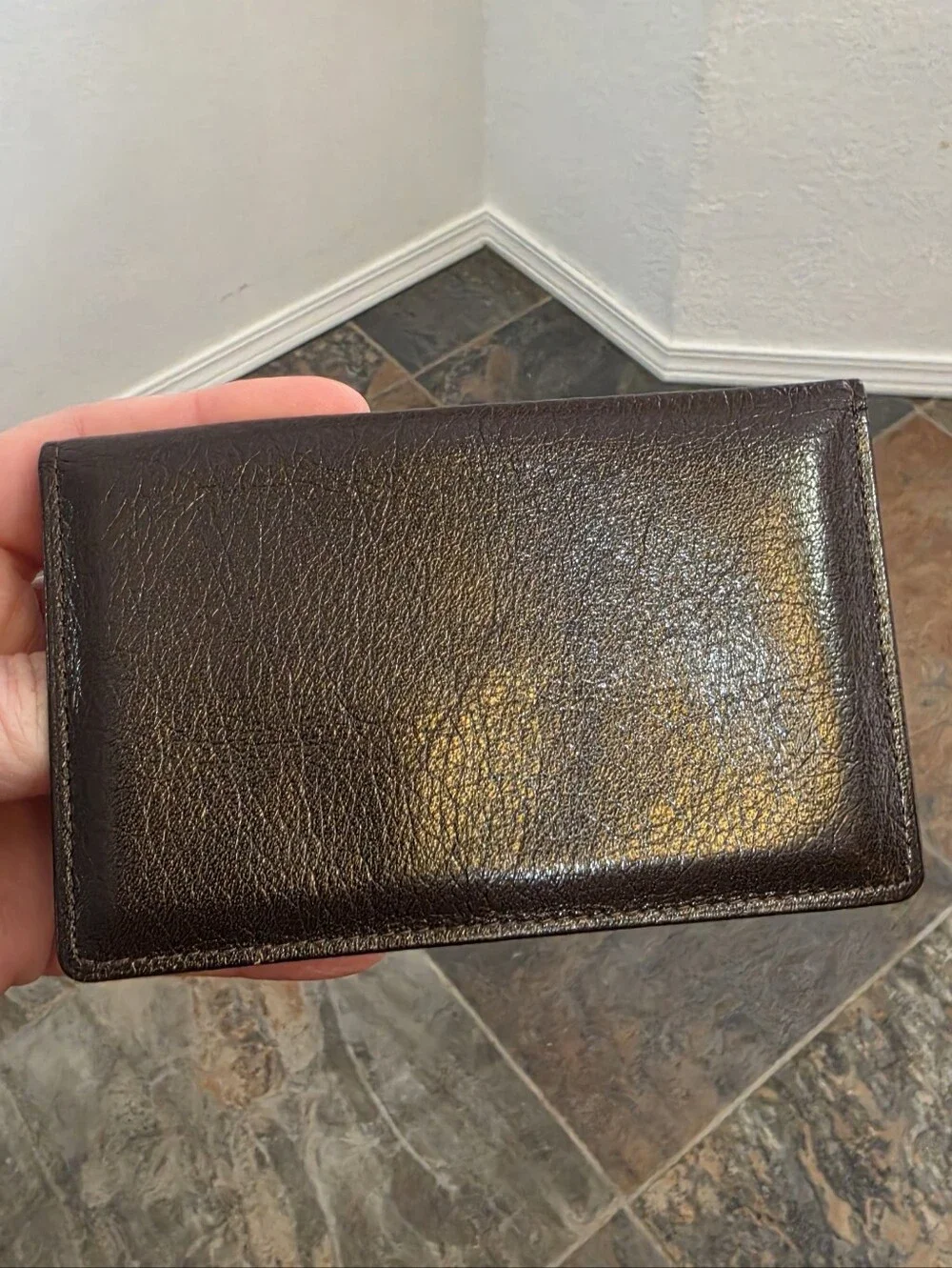 Vintage Hickok Check Protector Wallet - EUC